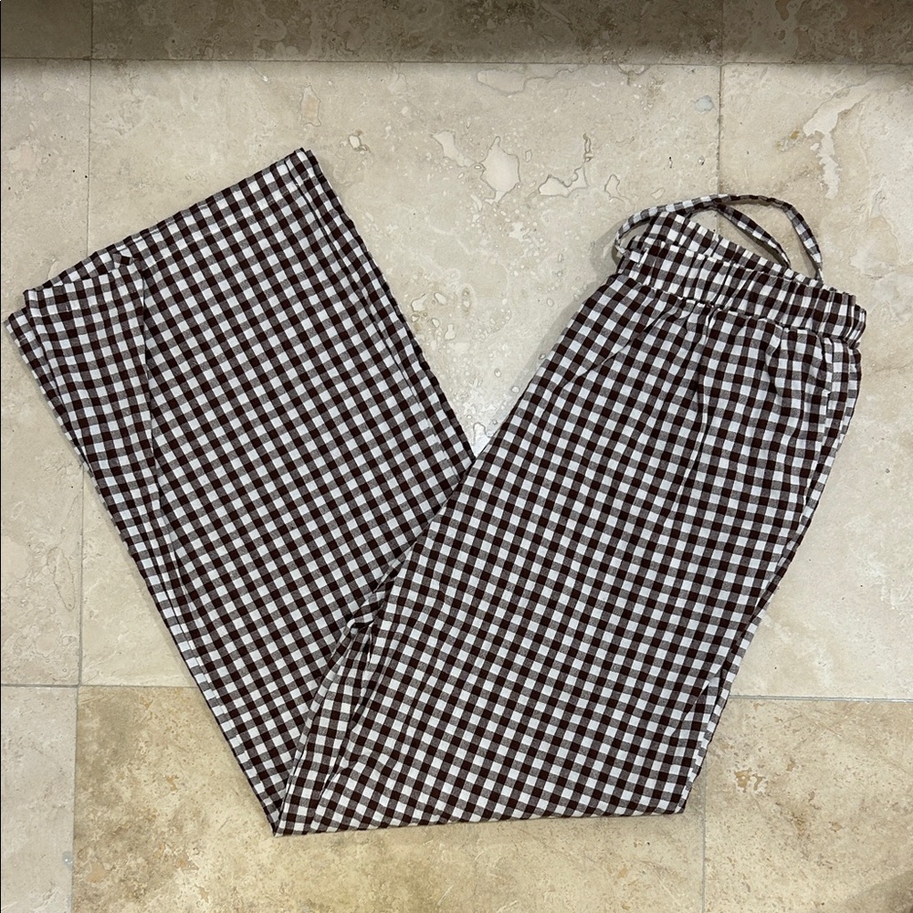 Women’s Brown gingham Pants